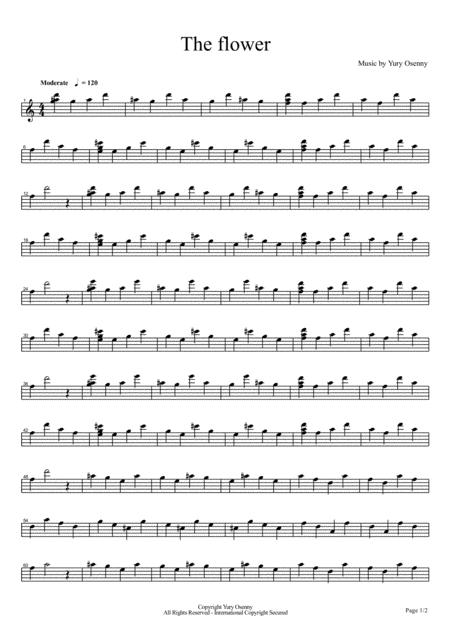 The Flower Sheet Music