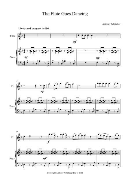 The Flute Goes Dancing Sheet Music