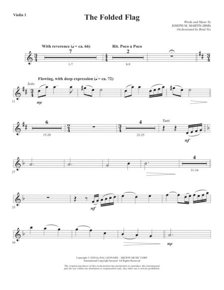 The Folded Flag Violin 1 Sheet Music