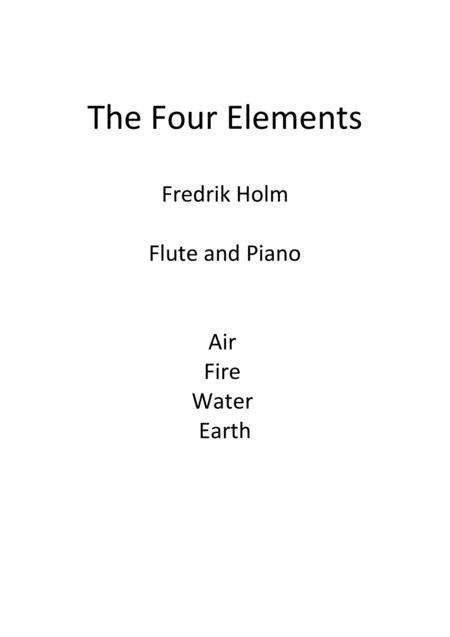 Free Sheet Music The Four Elements