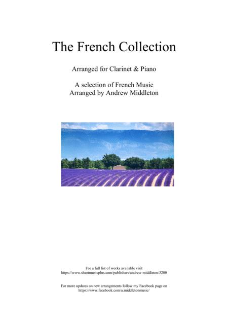 Free Sheet Music The French Collection Arranged For Clarinet Piano