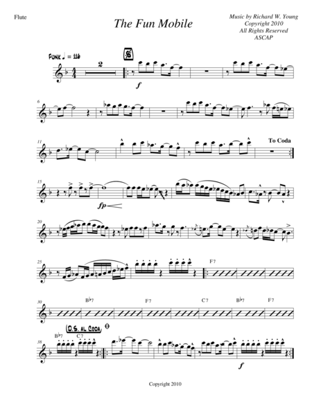 The Fun Mobile Flute Sheet Music