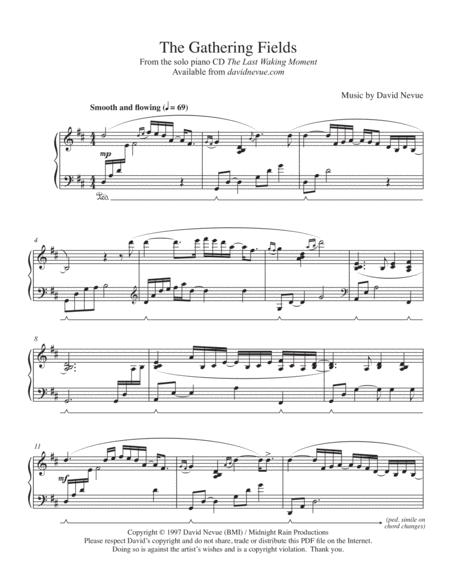 The Gathering Fields Sheet Music