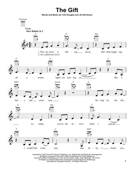 The Gift Sheet Music