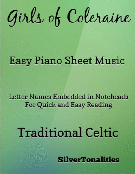 The Girls Of Coleraine Easy Piano Sheet Music Sheet Music