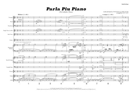 The Godfather Love Theme Parla Piu Piano Sheet Music