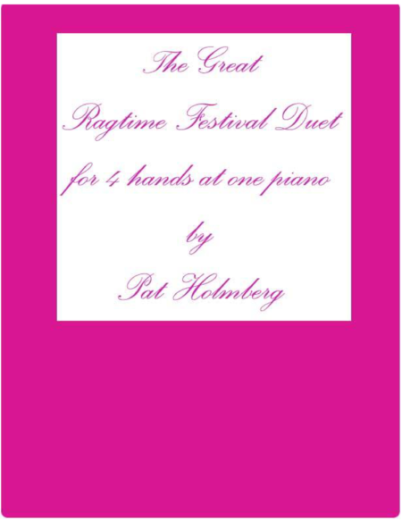 Free Sheet Music The Great Ragtime Festival Duet