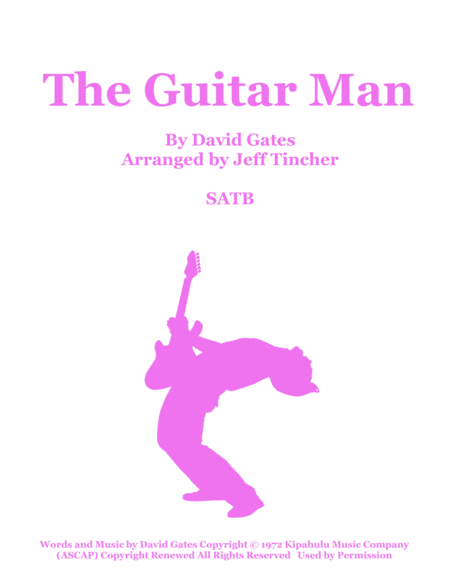 Free Sheet Music The Guitar Man