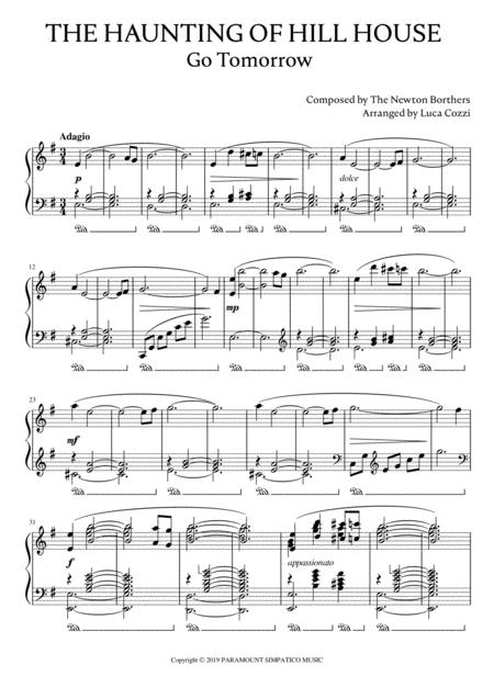 Free Sheet Music The Haunting Of Hill House