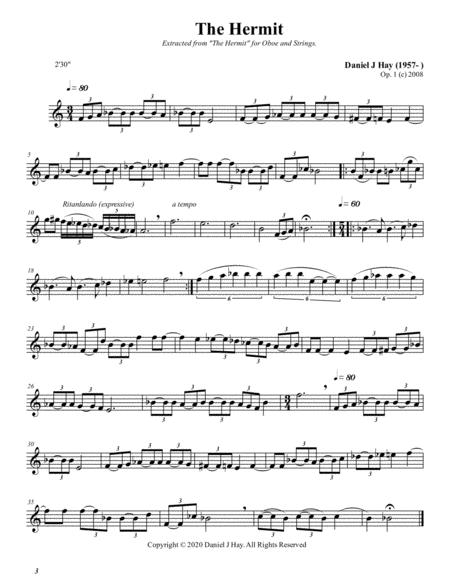 The Hermit Solo Treble Clef Sheet Music