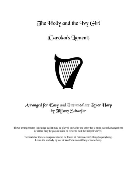 The Holly And The Ivy Girl Carolan Lament Sheet Music