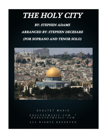 The Holy City Duet For Soprano And Tenor Solo Sheet Music