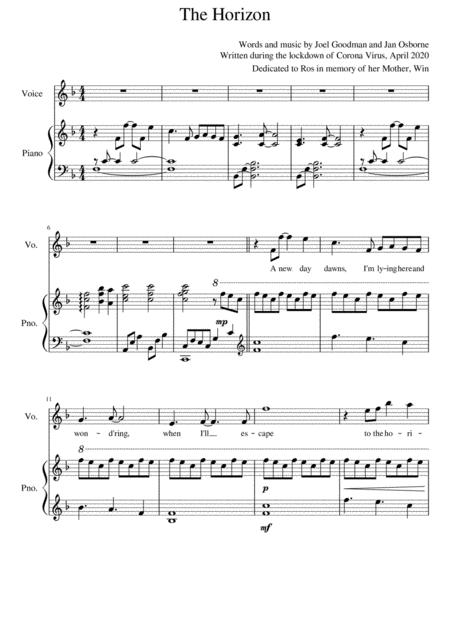 The Horizon Sheet Music