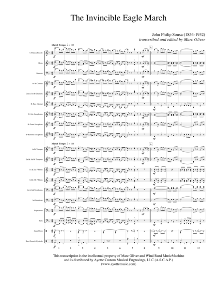 The Invincible Eagle Sheet Music