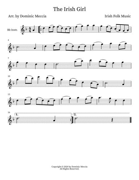 The Irish Girl Bb Instr Sheet Music