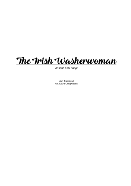 The Irish Washerwoman For Eclectic String Ensemble Sheet Music