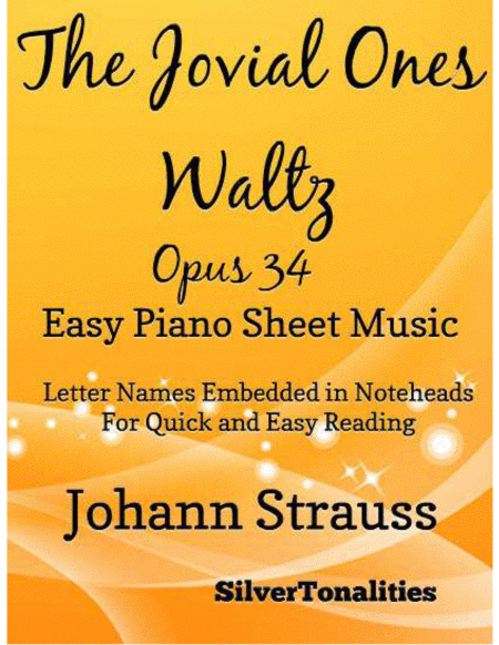 Free Sheet Music The Jovial Ones Waltz Opus 34 Easy Piano Sheet Music