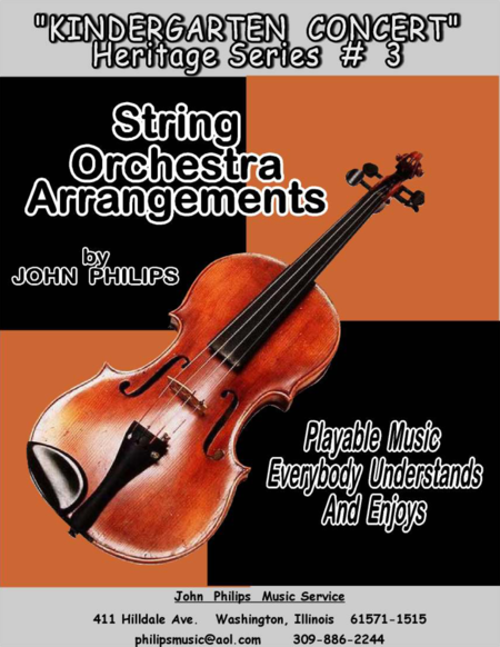 Free Sheet Music The Kindergarten Concert String Orchestra Heritage Series 3