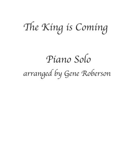 The King Is Coming Piano Solo Advanced Sheet Music