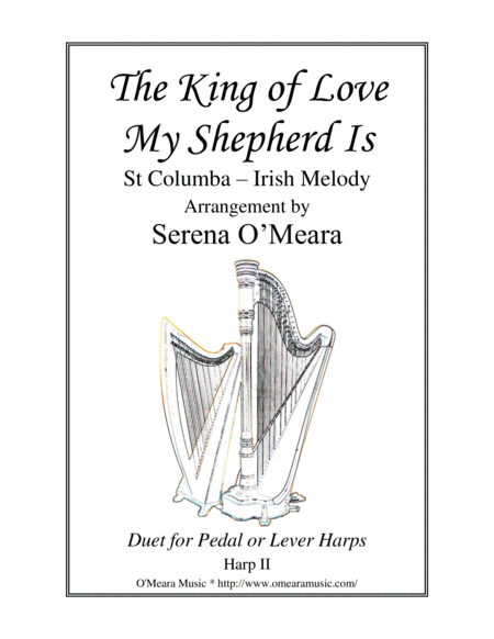 The King Of Love My Shepherd Is St Columba Harp Ii Sheet Music