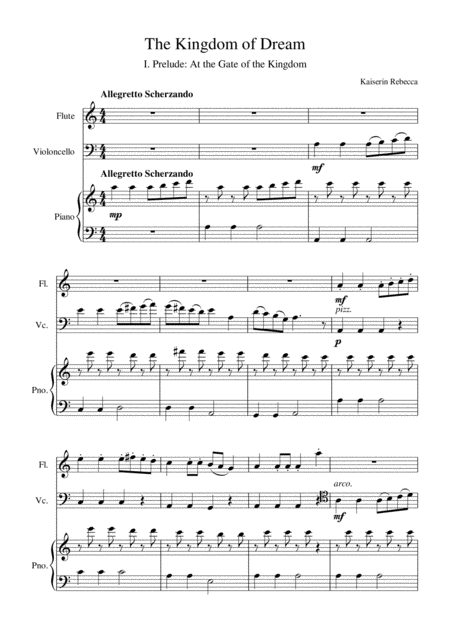 Free Sheet Music The Kingdom Of Dream