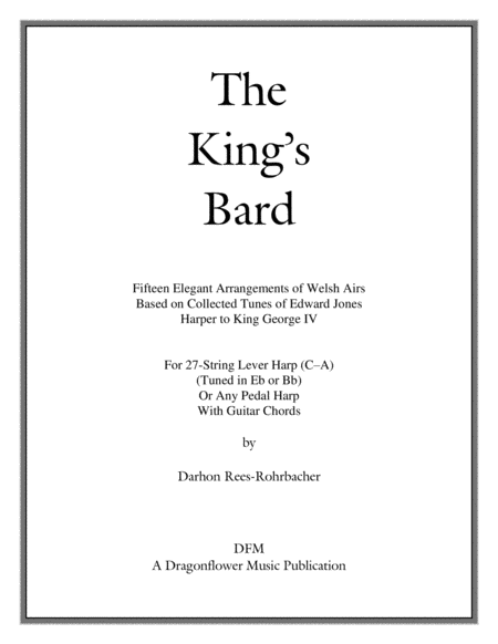 Free Sheet Music The Kings Bard