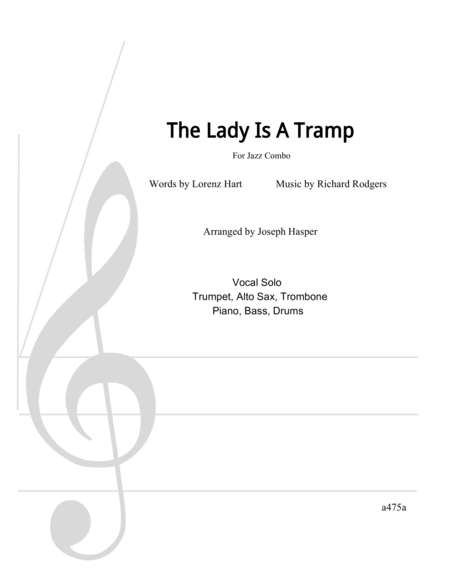 The Lady Is A Tramp Key Of A Sheet Music