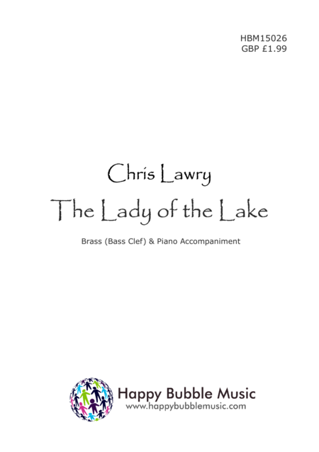 The Lady Of The Lake For Low Brass Bass Clef Piano From Scenes From A Parisian Cafe Sheet Music