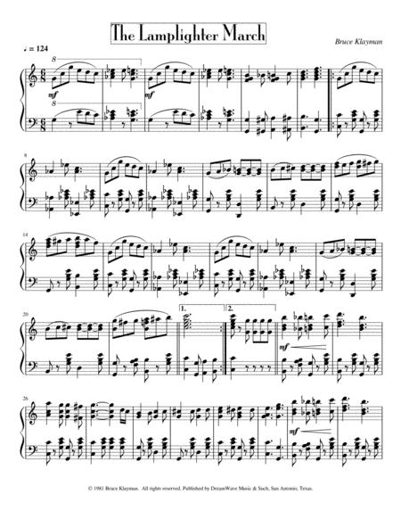 The Lamplighter March Sheet Music