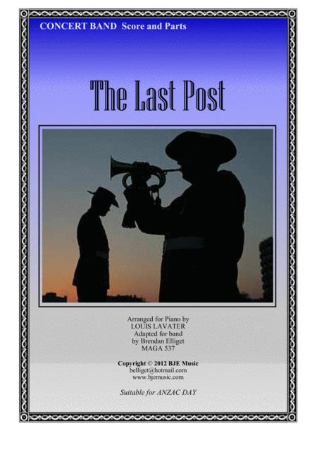 The Last Post Solo Trumpet With Concert Band Score And Parts Pdf Sheet Music