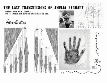 Free Sheet Music The Last Transmissions Of Amelia Earhart