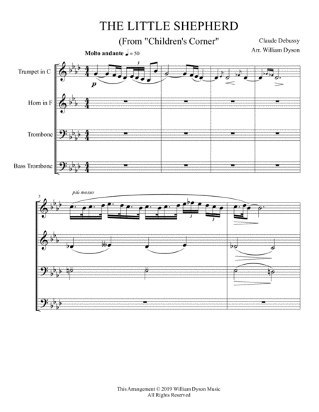 Free Sheet Music The Little Shepherd