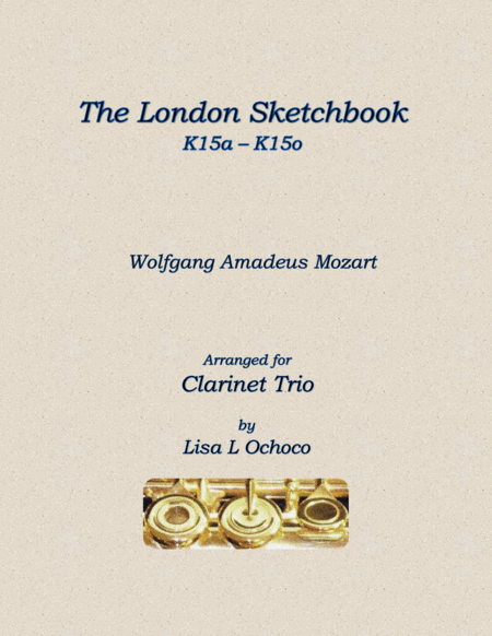 The London Sketchbook K15a K15o For Clarinet Trio Sheet Music