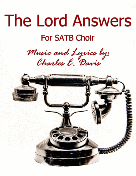 The Lord Answers Satb Choir Sheet Music