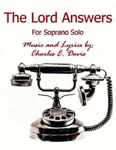 The Lord Answers Soprano Solo Sheet Music