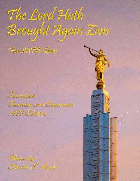 Free Sheet Music The Lord Hath Brought Again Zion Baritone Solo And Satb Choir