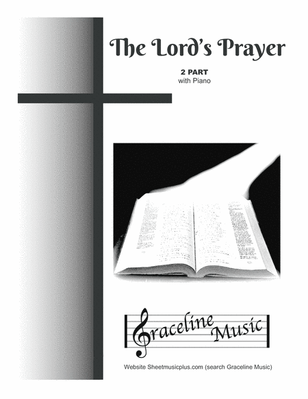 Free Sheet Music The Lords Prayer 2 Part