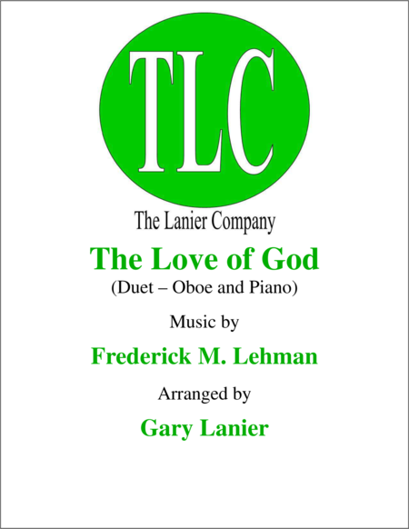 The Love Of God Duet Oboe And Piano Score And Parts Sheet Music