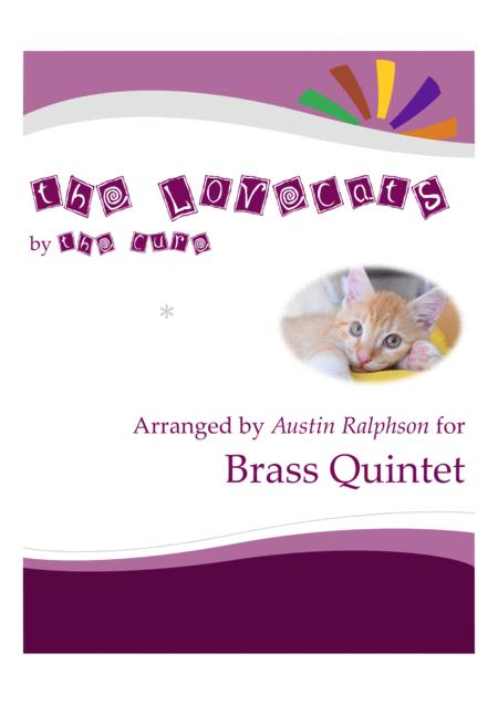 Free Sheet Music The Lovecats The Cure Brass Quintet