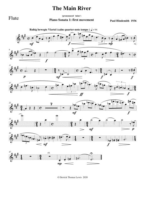 The Main River Piano Sonata 1 Sheet Music