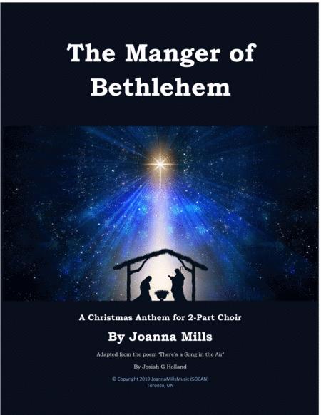 Free Sheet Music The Manger Of Bethlehem For 2 Part Choir