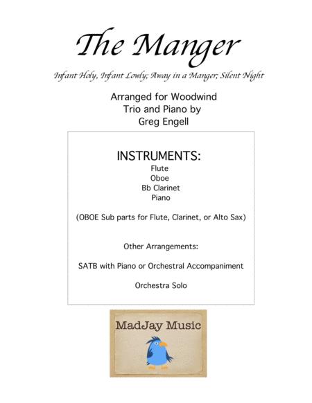 The Manger Silent Night Infant Holy Away In A Manger Sheet Music