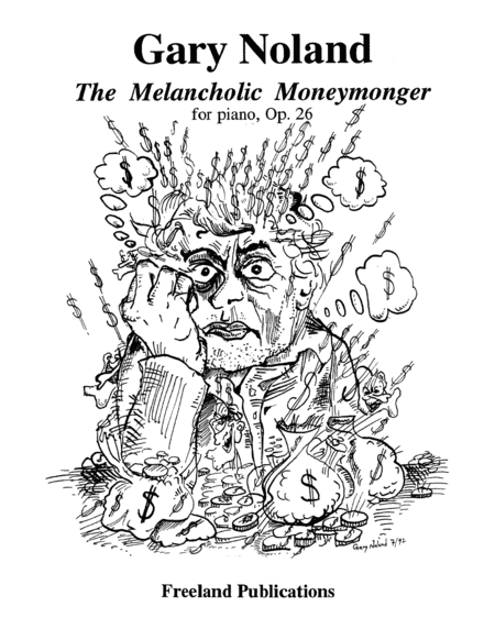 Free Sheet Music The Melancholic Moneymonger For Piano Op 26