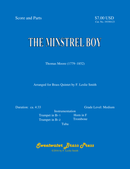 The Minstrel Boy The Moreen The Son Of God Goes Forth To War One In Jesus Sheet Music