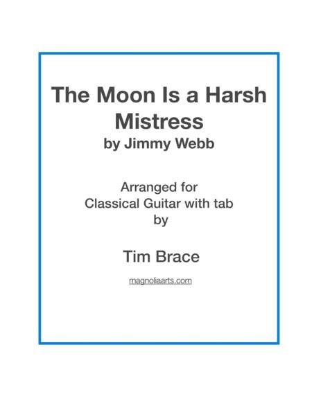 Free Sheet Music The Moon Is A Harsh Mistress Guitar Notation Tab