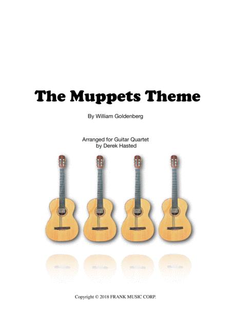 The Muppets Theme Easy Guitar Quartet Sheet Music