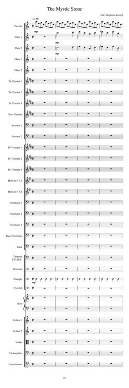 The Mystic Stone Sheet Music