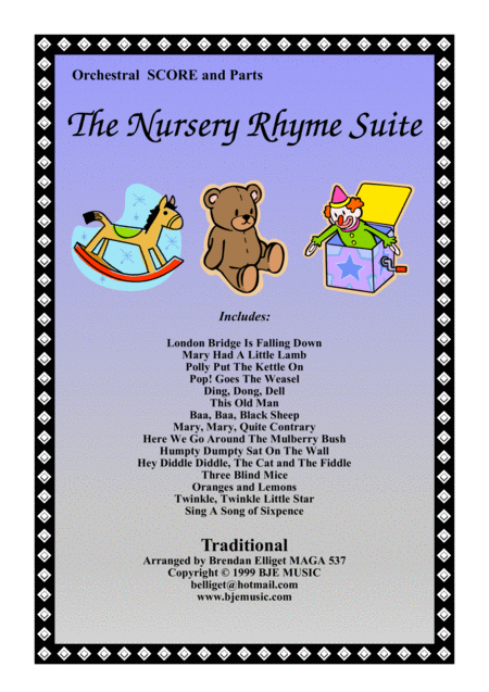 Free Sheet Music The Nursery Rhyme Suite No 1 Orchestra Score And Parts Pdf