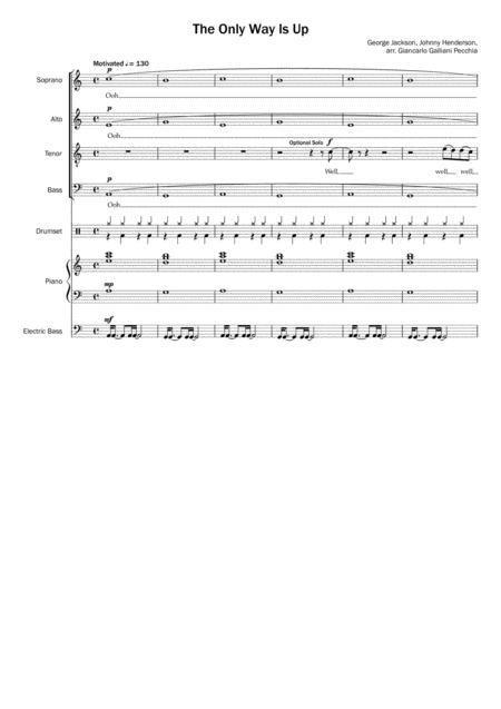 The Only Way Is Up Full Score Sheet Music