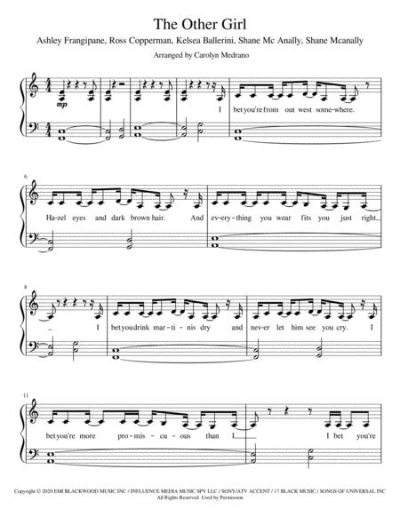 The Other Girl Sheet Music